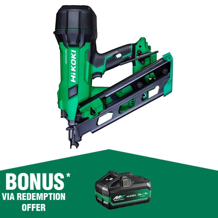 Hikoki 18V 90mm Brushless Cordless Framer Nailer NR1890DCA H4Z - Skin Only