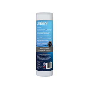 Stefani 10 Micron 2.5 x 10" Polyspun Sediment Replacement Water Filter Cartridge