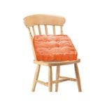SOGA Orange Plush Cushion – Square Backrest Pillow