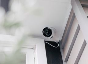 Security camera outside of house