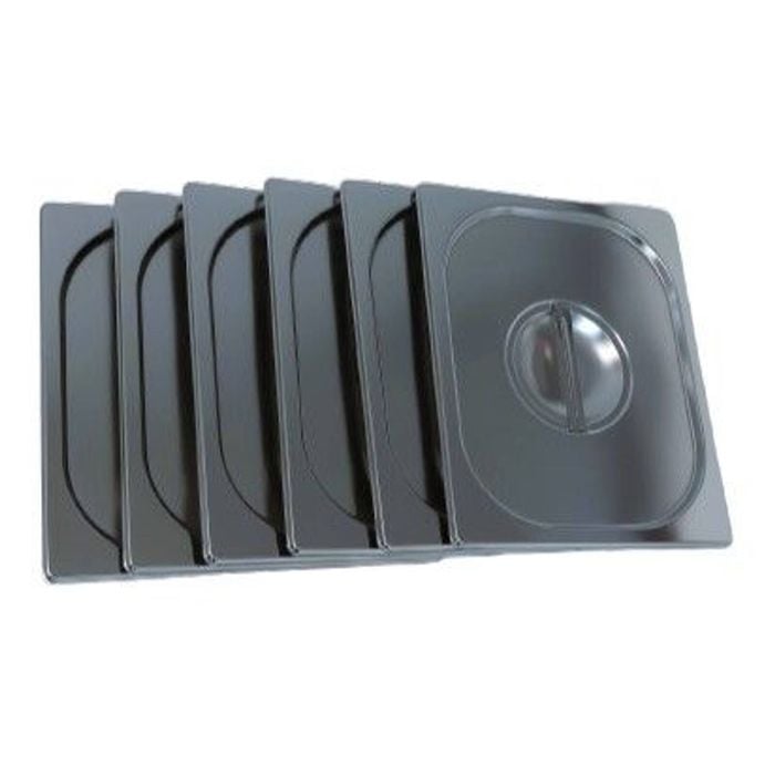 LCE Gastronorm GN Pan Half Size 1/2 GN Pan lids (Pack of 6)