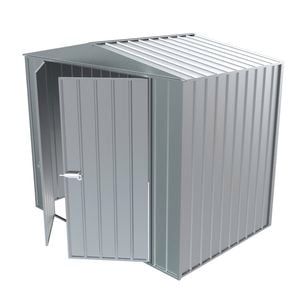 Build-a-Shed  2.3 x 1.5 x 2.3m Gable No Side Doors Shed - Zinc