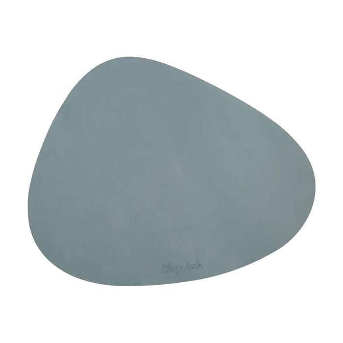 Lilly & Dash Pet Dog Cat Bowl Placemat 450x370x2mm Pebble Blue
