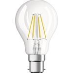 Osram 7W/840 A60 LED Clear Filament Edison Screw Lamp