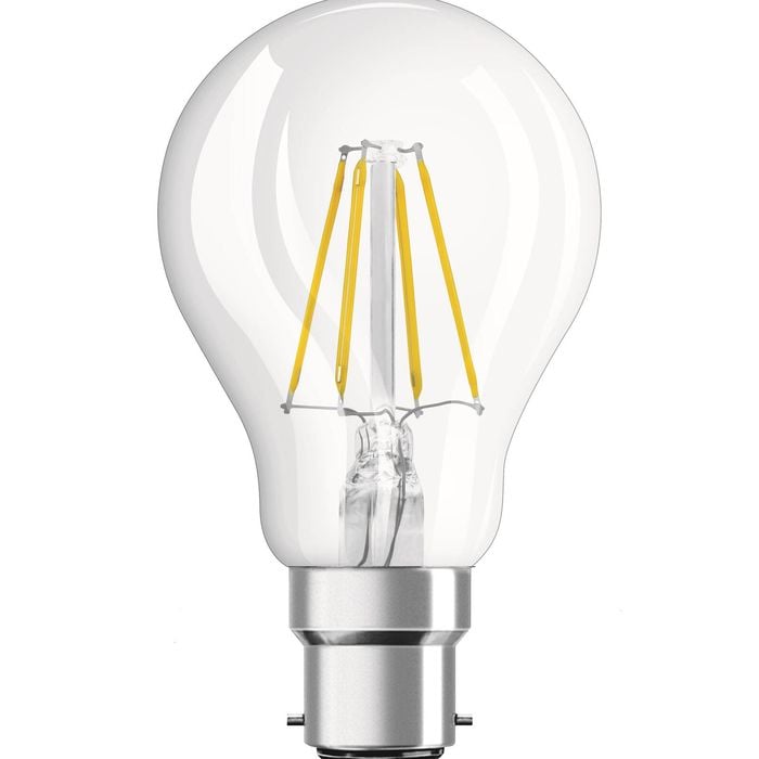 Osram 7W/840 A60 LED Clear Filament Edison Screw Lamp