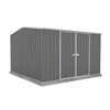 Absco Sheds 3.0 x 3.0 x 2.06m Woodland Grey Premier Double Door Garden Shed