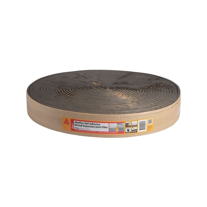 Sika 10 x 75mm x 25m Abelflex Self Adhesive Backed Expansion Joint ...