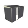 Build-a-Shed 1.5 x 3 x 2m Single Sliding Side Door Skillion Shed - Grey
