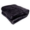 Faux Fur Animal Assorted Throw Rug Fur Mauve