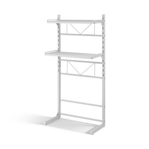 Artiss 2-Tier Over Toilet Storage Rack Bathroom Space Saver Shelf White