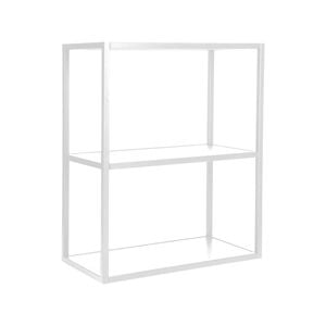 Kaboodle 600mm White Wall Steel Frame Shelf