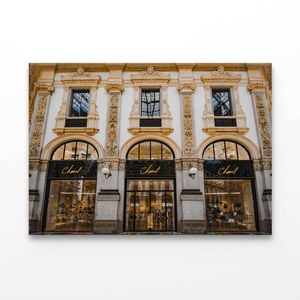 Black Gold Luxury Fashion Store Print 100% Australian Made 120 x 90cm (Acrylic)