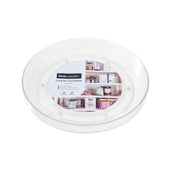 Boxsweden 25cm Crystal Turntable