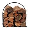 Glow 43 x 43cm Alto Black Steel Wood Carrier & Storage
