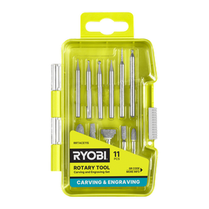Ryobi Rotary Tool Carving and Engraving 11-Piece Set