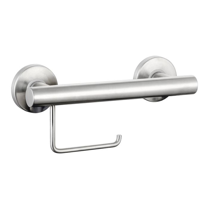 evekare Stainless Steel Toilet Roll Holder Grab Rail