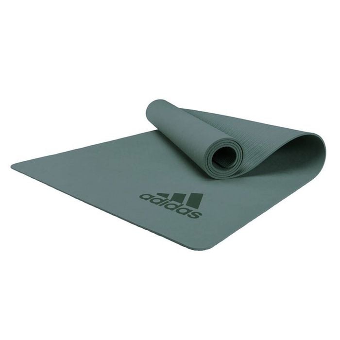 Adidas Premium Yoga Mat 5mm - Raw Green Gym Fitness Workout Equipment