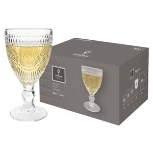 Argon Tableware Amore Ribbed Wine Glasses - 310ml - Pack Of 24
