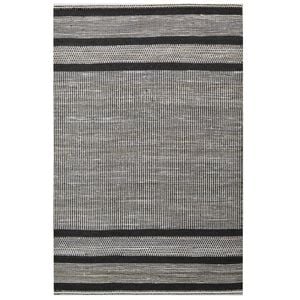 Handwoven Wool & Jute Rug-Lima 6334-Ivory/Charcoal-190x280cm