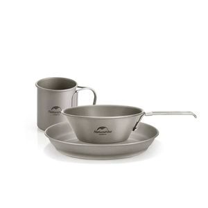 Naturehike Titanium Tableware Set 3 Piece