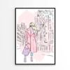 Lady With Elegant Fashion Store Print 100% Australian Made 60x90cm (Poster)