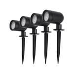Brilliant Black Smart Fuchsia RGBW Garden Light Kit - 4 Pack