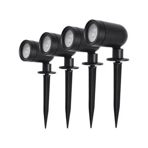 Brilliant Black Smart Fuchsia RGBW Garden Light Kit - 4 Pack