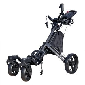 CaddyTek CaddyCruiser ONE-S Pro Swivel 4-Wheel Golf Buggy - Black