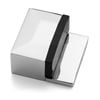 Lemaar 45mm Satin Chrome Square Floor Mount Door Stop