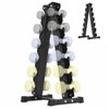 Advwin Dumbbell Rack Stand, 6 Tier Heavy Duty Compact A-Frame Home Gym Space Saver(Excluding dumbbell weights)