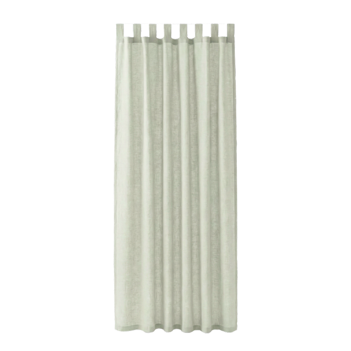Windoware 120 x 223cm Green Amara Sheer Tab Top Curtain - 1 Pack