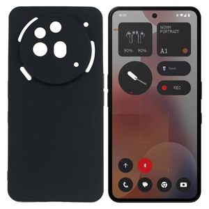 MEZON Nothing Phone (3a) Pro Slim Black TPU Gel Back Case Wireless Charging Compatible