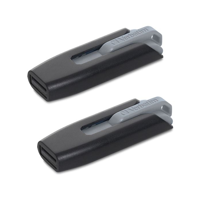 2x Verbatim Store'n'go V3 16gb Usb 3.0 Stick Drive - Grey