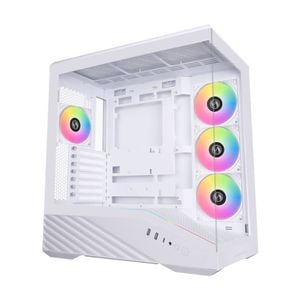 Lian Li V100 Atx Mid-tower Pc Case Tempered Glass Argb Gpu Support White 360mm