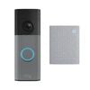 Ring Speckle Grey Battery Video Doorbell & Chime