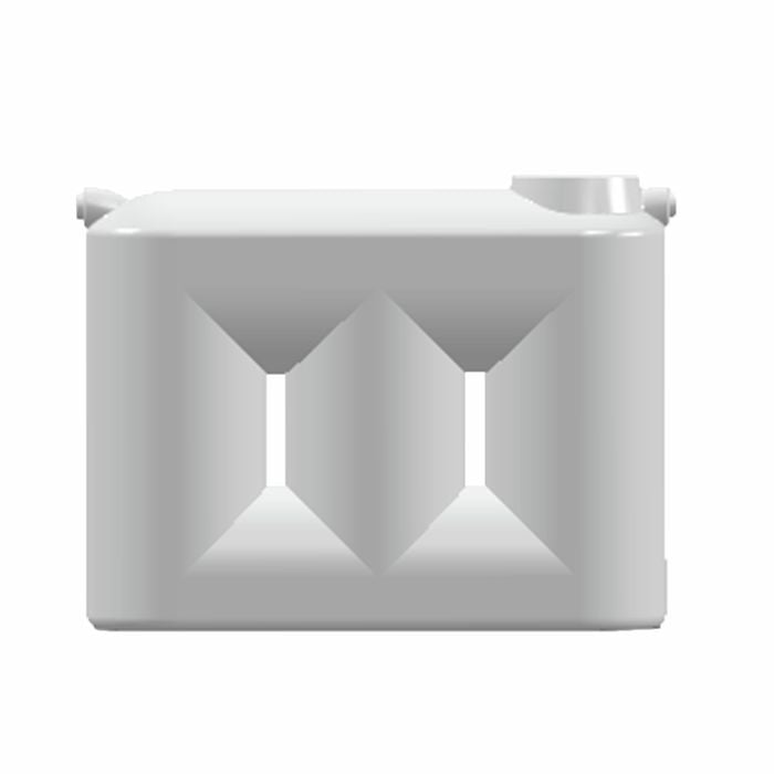 Clark 2000L Poly Slim Water Tank - White