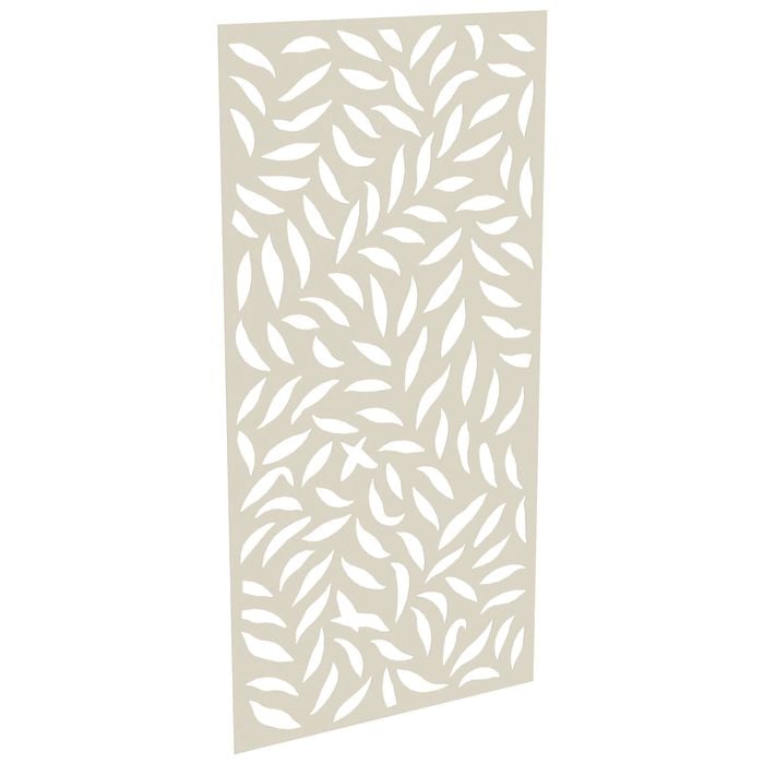 ProtectorAl 300-1200 x 1201-2400mm Surfmist Large Leaf Unframed Solid Aluminium Decorative Panel