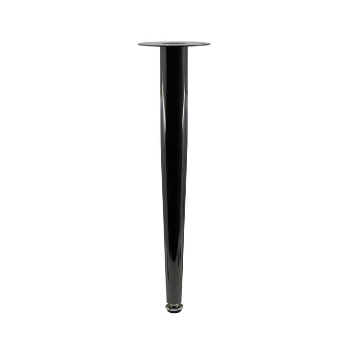 Adoored 400mm Black Nickel Tapered Metal Leg Furniture