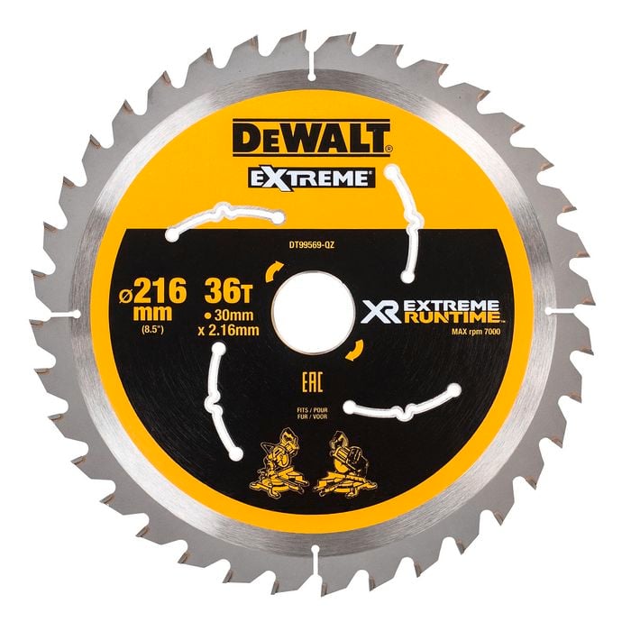 DeWALT 216mm 36T CSB Circular Saw Blade