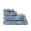 Myhouse Celene Egyptian Loop Bath Towel Collection - Hazy Blue - Face Washer