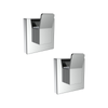 Fusion-Loc Chrome Suction Designer Hook - 2 Pack