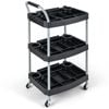 Costway Rolling Tool Cart Black