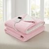 Giselle Electric Throw Rug Blanket Fleece Flannel Pink