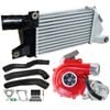 Gen1 High Flow Turbo Charger With 50mm Intercooler & Hoses For Mitsubishi Triton Mn 4d56 2.5l 2wd Vt10