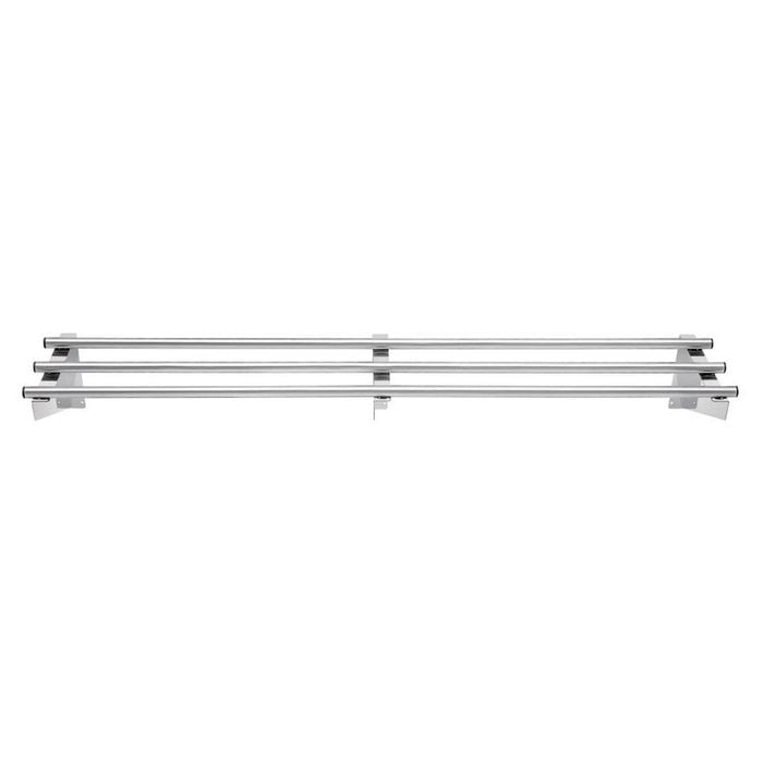 Vogue Stainless Steel Wall Shelf 1500mm Commercial Kitchen Storage Kitchenware