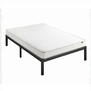 Zinus King Single Elias Metal Bed Base & Bonnell Spring Mattress Set, Essential Inner Spring