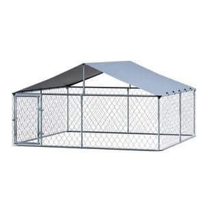 i.Pet Dog Kennel Large House XXL Pet Run Cage Puppy Outdoor Enclosure With Roof