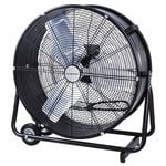 Dynabreeze 600mm Black Industrial Drum Fan