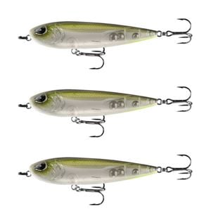 3x 13 Fishing 108mm Navigator Topwater Pencil Bait Fishing Lures - Lucky Charm