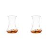 2PK Winex Rum Taster Curved Drinking Glass Drinkware - Clear